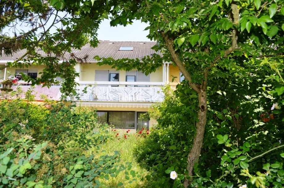 R�ckansicht Reihenmittelhaus Birkenheide