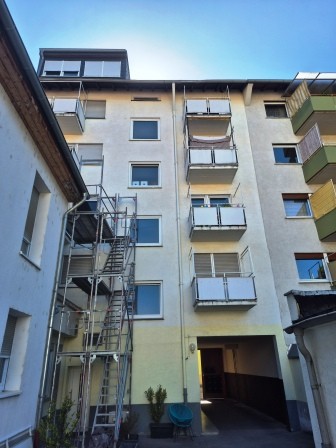 R�ckansicht Mannheim Etagenwohnung Mannheim Lindenhof:Wundersch�ne 3 Zimmerwohnung f�r Kapitalanleger