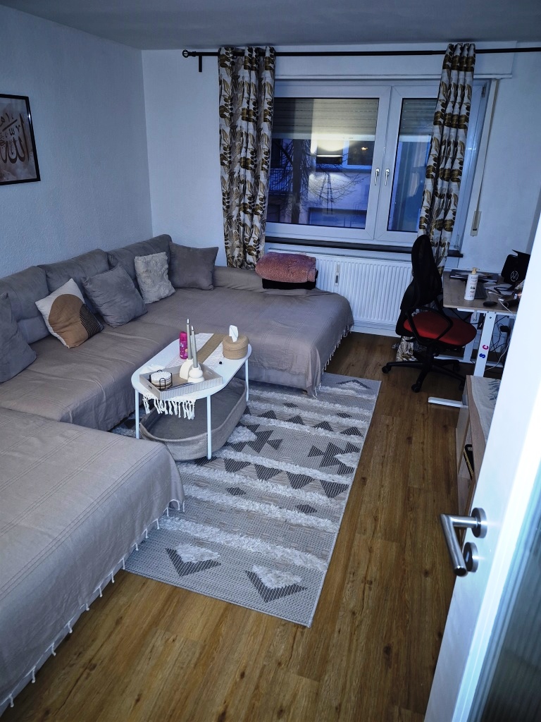 Wohnzimmer Etagenwohnung Mannheim